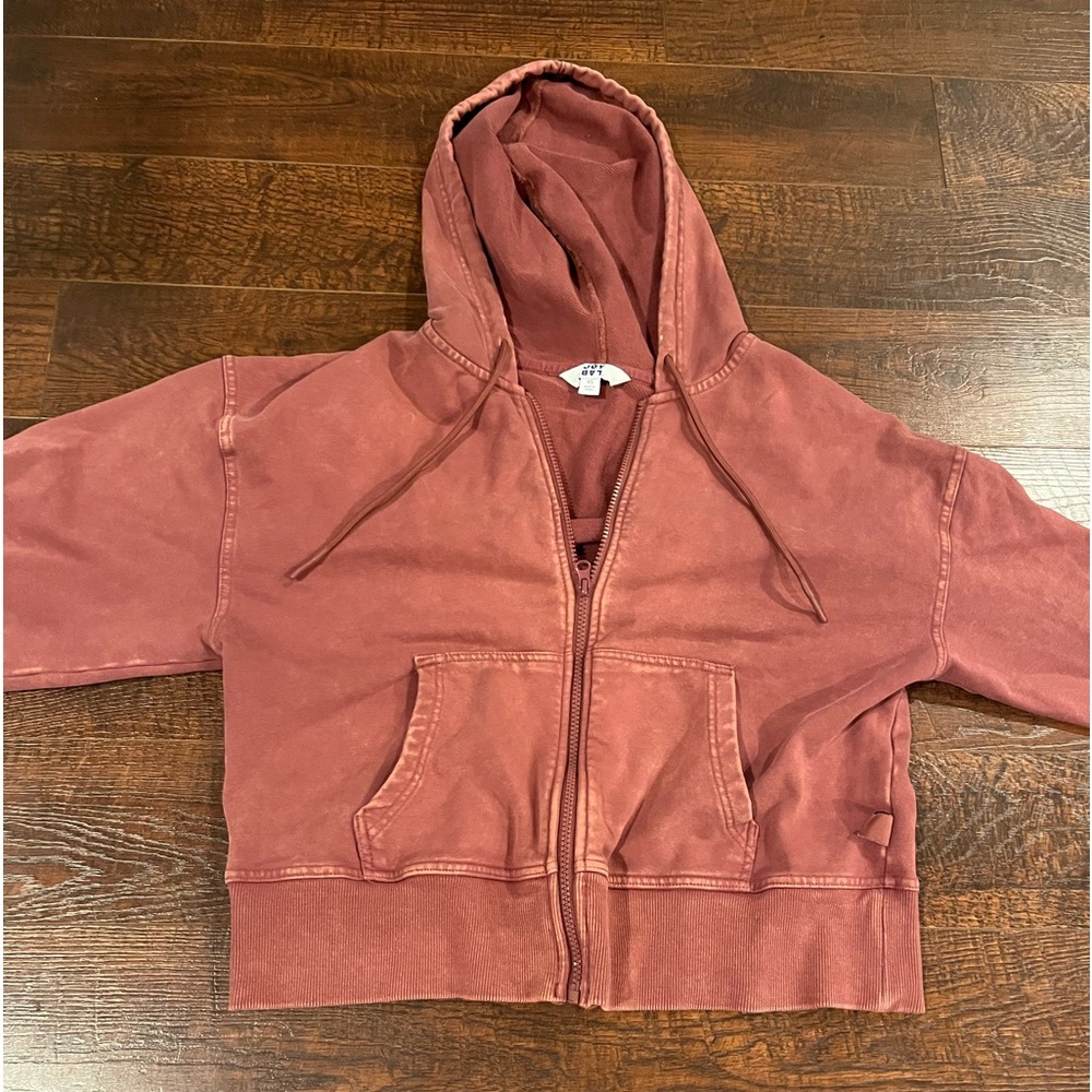 ☆vintage maroon zip up☆